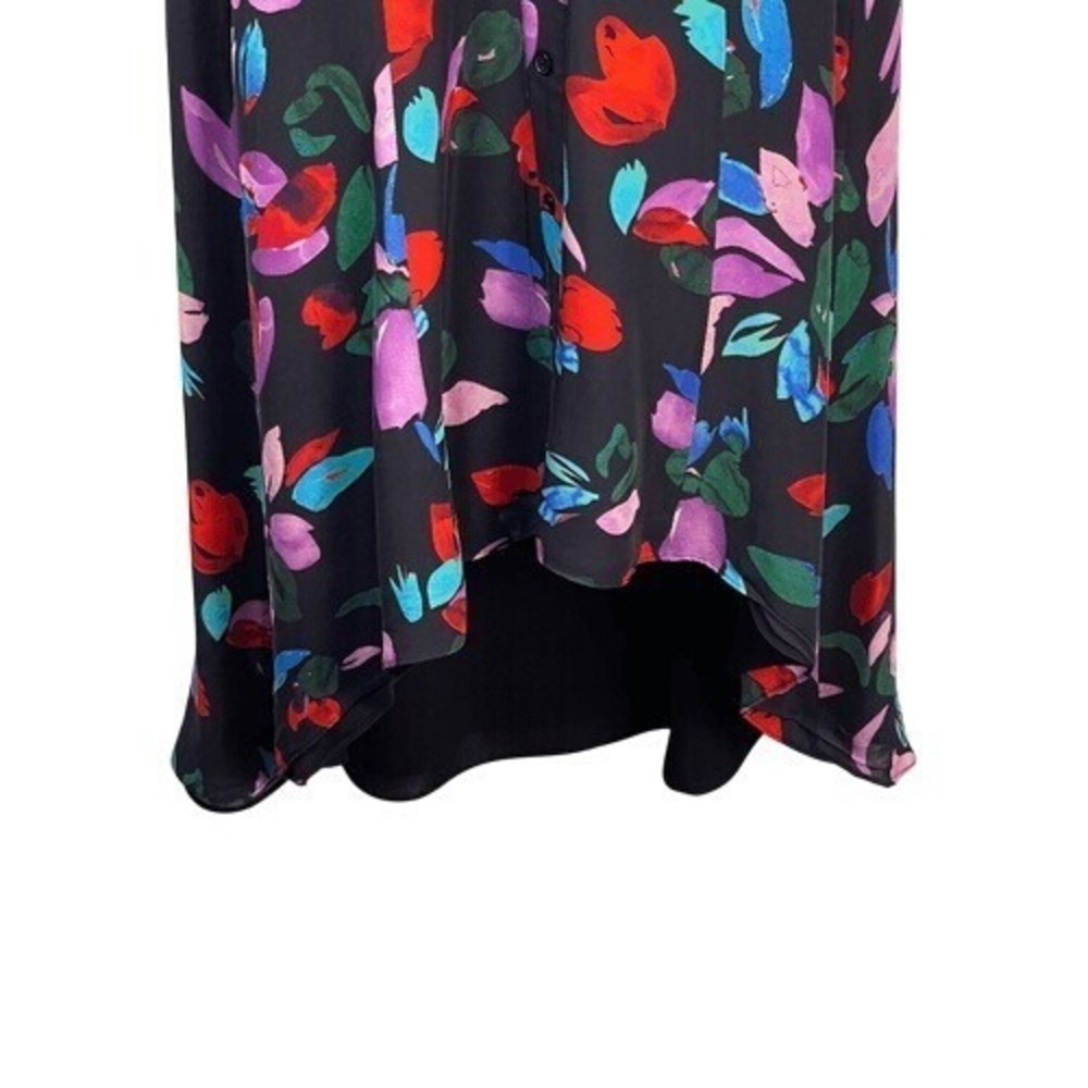 Parker Cora Floral Silk Blend Maxi‎ Dress 4 - Picture 3 of 13
